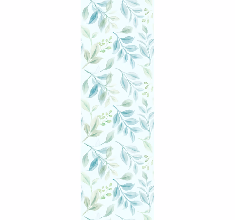 Elegant Foliage leaves wallpaper - TenStickers