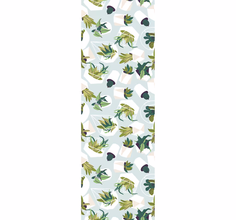 Tropical Foliage Patterns leaves wallpaper - TenStickers