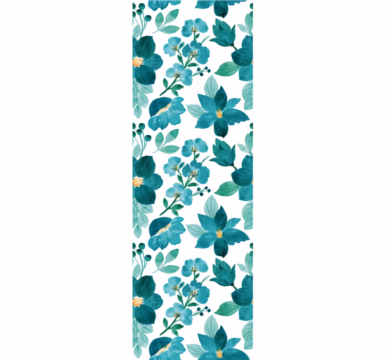 Floral Botanical Bloom flowers wallpaper - TenStickers