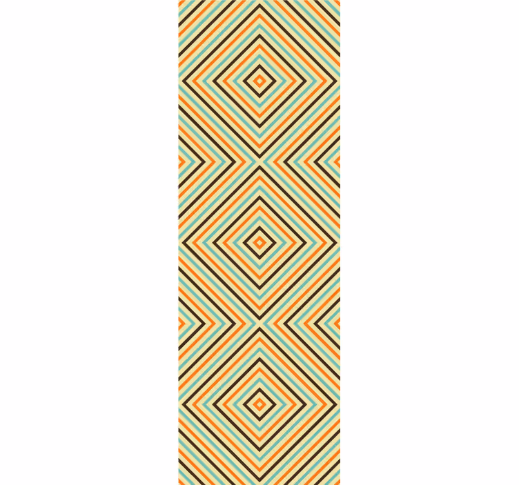 Geometric Rhombus wallpaper geometric - TenStickers