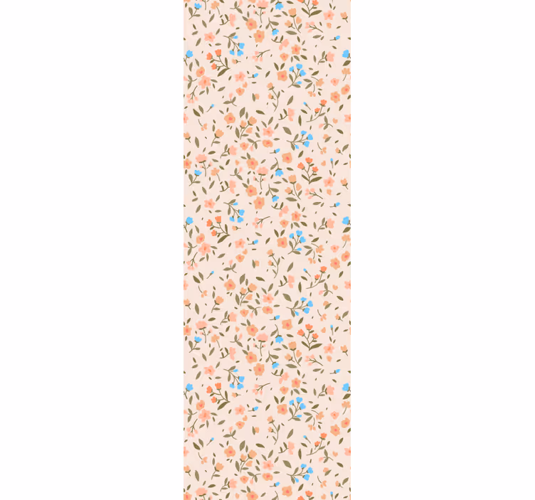 Floral Blossom Charm flowers wallpaper - TenStickers
