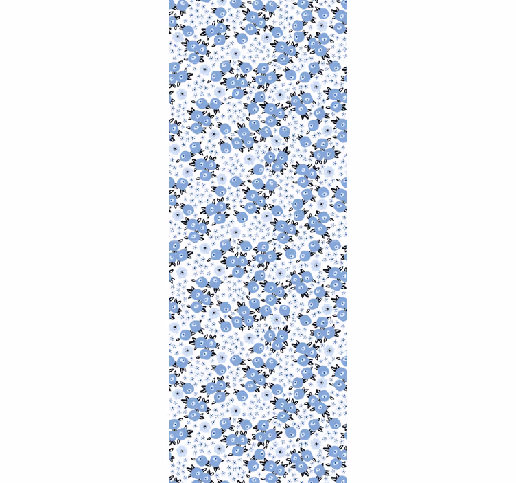 Floral Pattern Fusion flowers wallpaper - TenStickers