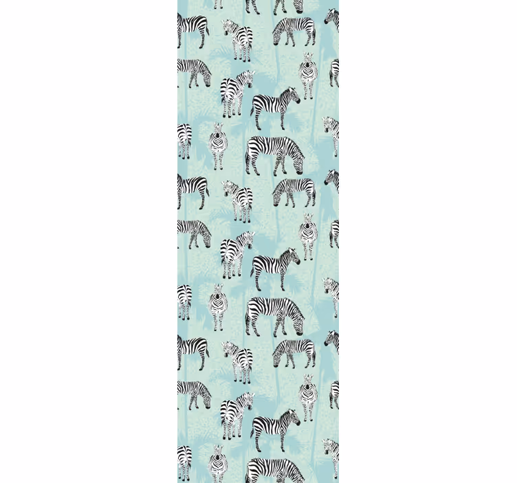Zebra Patterns wallpaper zebras - TenStickers