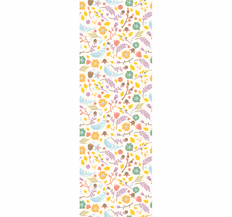 Botanical Garden leaves wallpaper - TenStickers