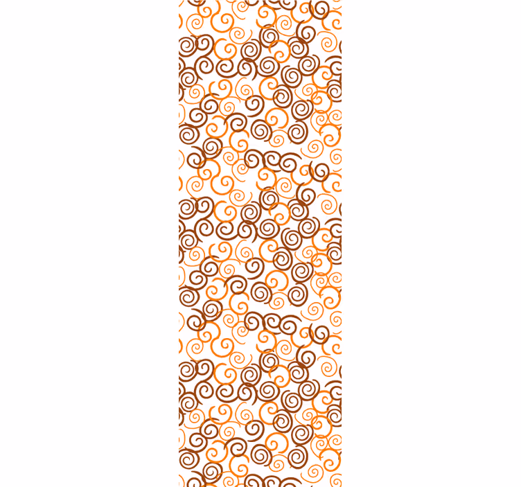 Spiral Swirls Pattern geometric wallpaper - TenStickers