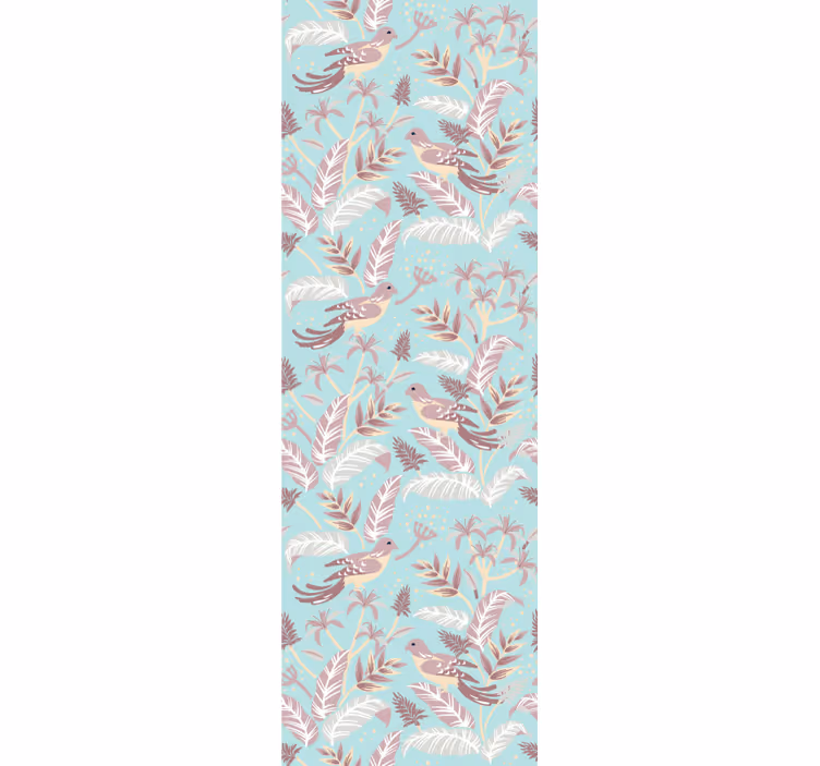 Feathered Friends birds in wallpaper - TenStickers