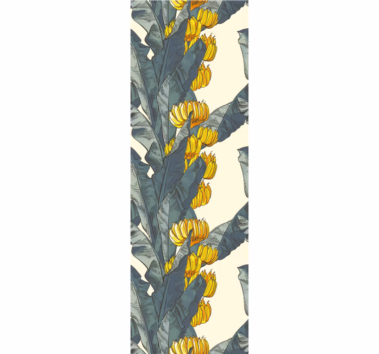 Banana Leaf Florals nature wallpaper - TenStickers