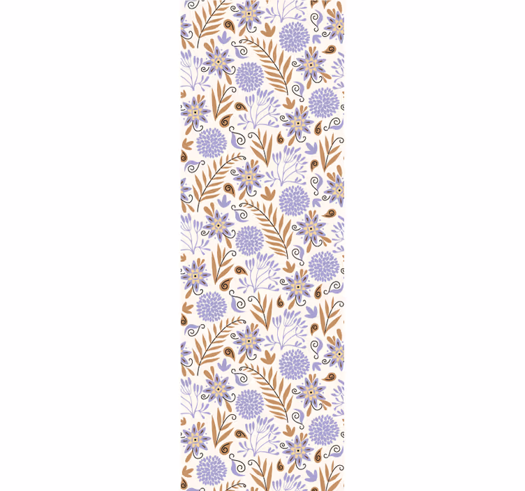 Floral Patterned Arrangement flowers wallpaper - TenStickers