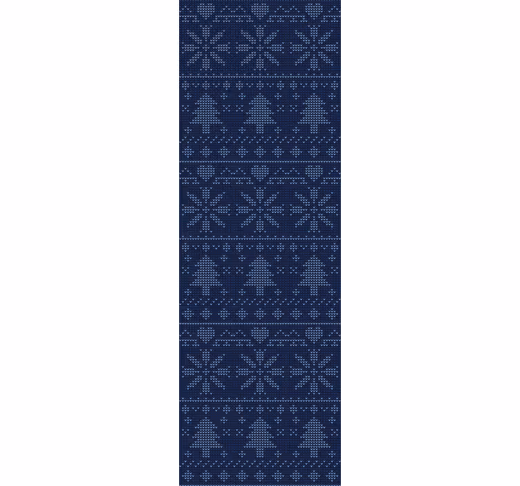 Festive Knit Pattern holiday christmas wallpaper - TenStickers