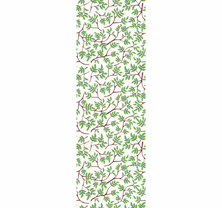 Botanical Branches leaves wallpaper - TenStickers