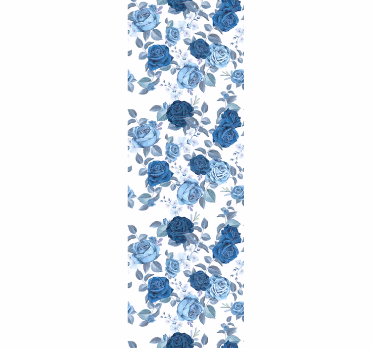 Rose Patterned Surface flowers wallpaper - TenStickers