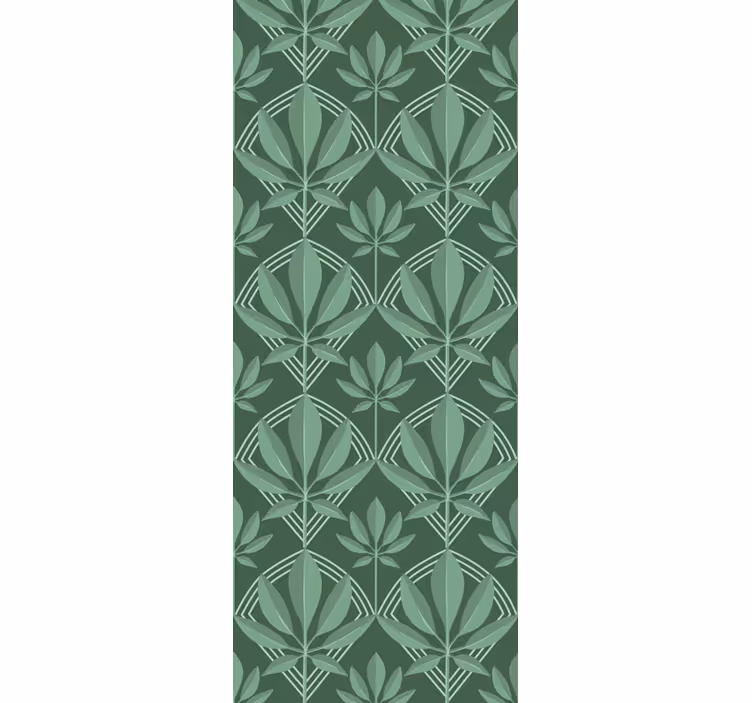 Green Vertical Pattern living area wallpaper - TenStickers