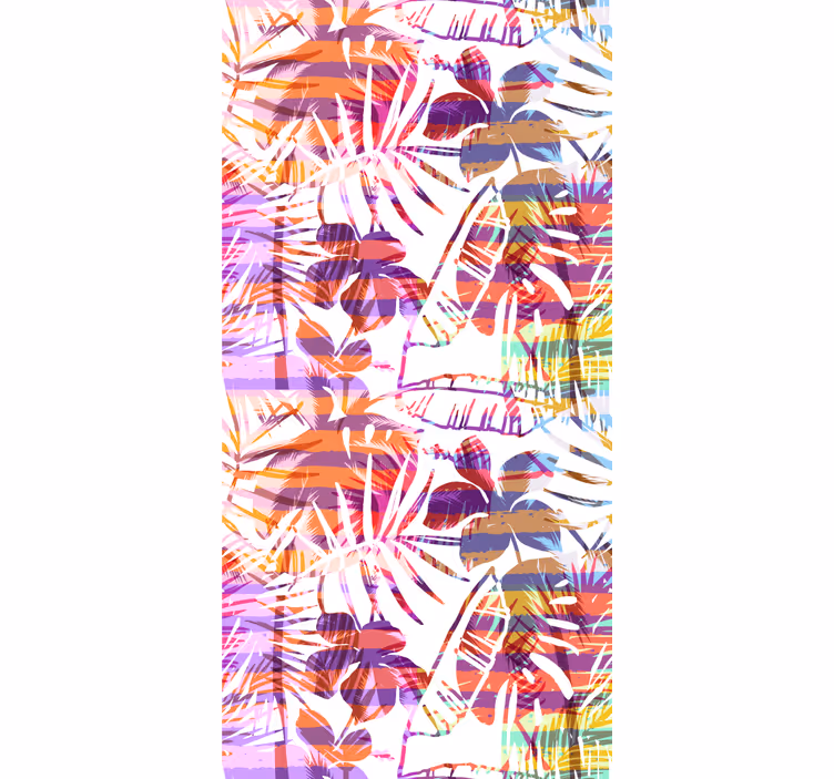 Vibrant Floral Patterns flowers wallpaper - TenStickers