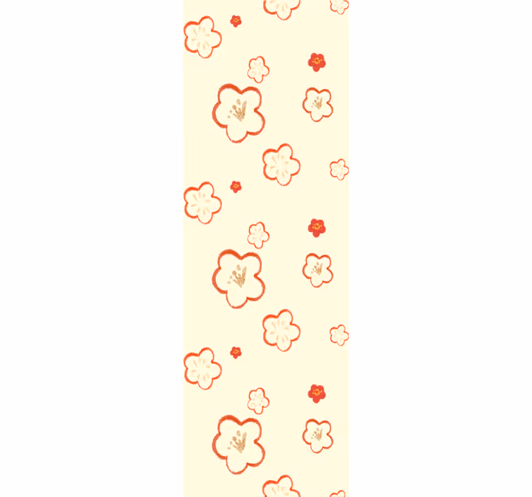Delicate Floral Patterns flowers wallpaper - TenStickers
