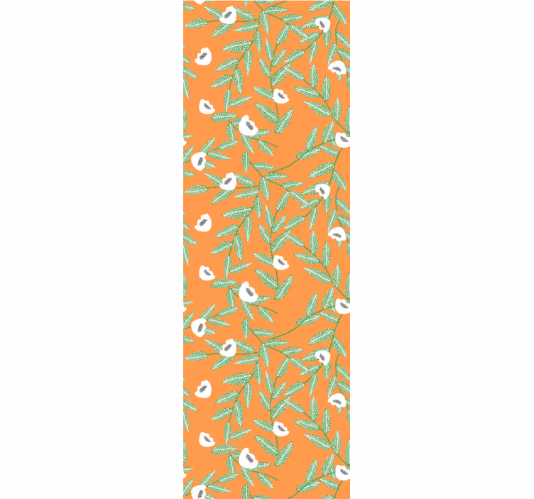 Botanical Leaf Composition flowers wallpaper - TenStickers