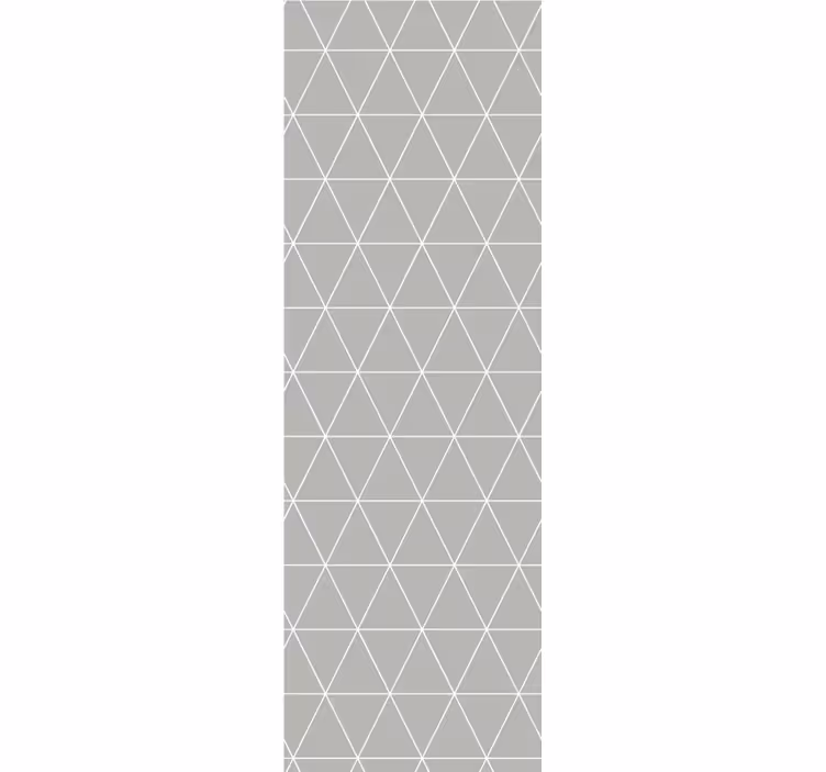 Wallpaper geometric in gray elegant triangles - TenStickers