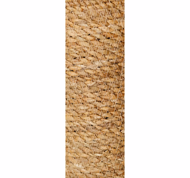 Carved wood textured wallpaper - TenStickers