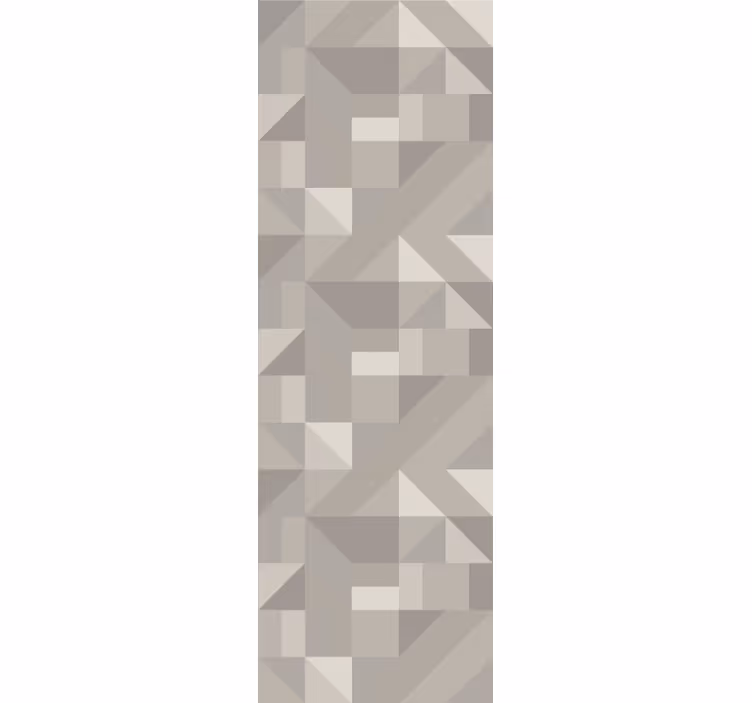 Wallpaper geometric in neutral beige tones - TenStickers