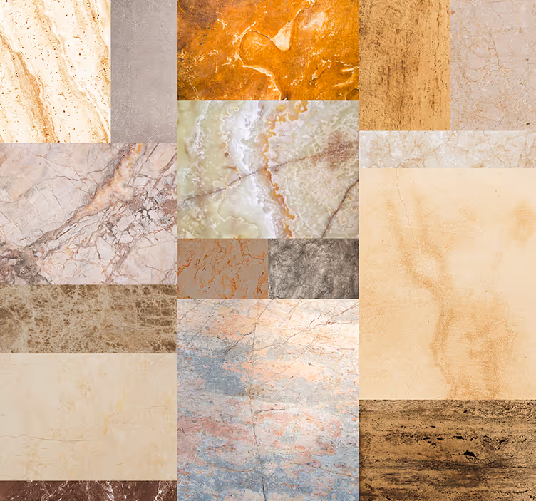 Elegance of Marble Textured Wallpaper - TenStickers