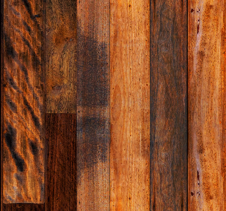 Wallpaper - Natural Calm wood effect wallpaper - TenStickers