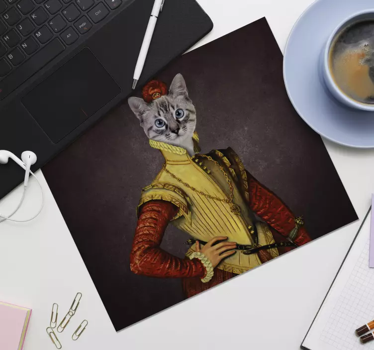 Aristocrat cat original mouse pad - TenStickers
