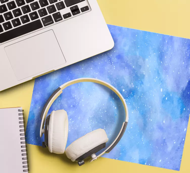 Blue galaxy mouse pad patterns - TenStickers