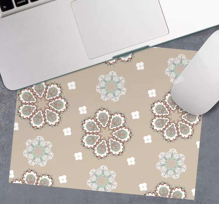 Elegant "Granny Chic" pattern mouse pad - TenStickers