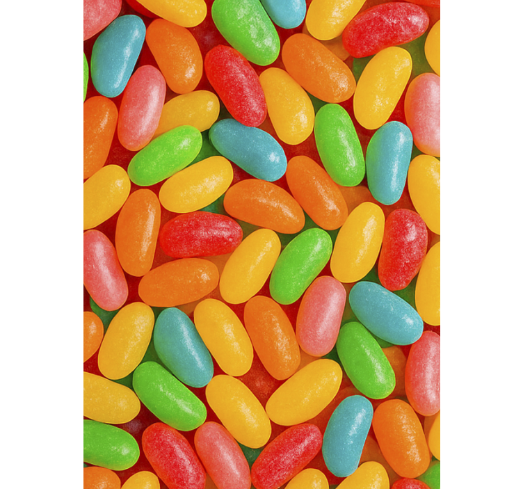 Colourful jelly beans blind kitchen - TenStickers