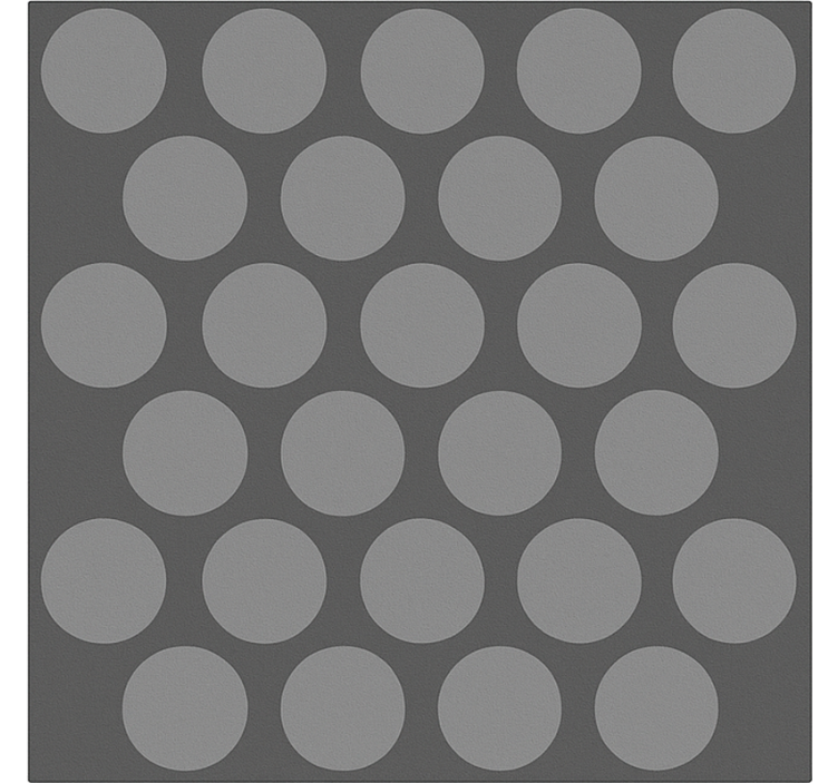 Textured grey circles  bathroom blind - TenStickers