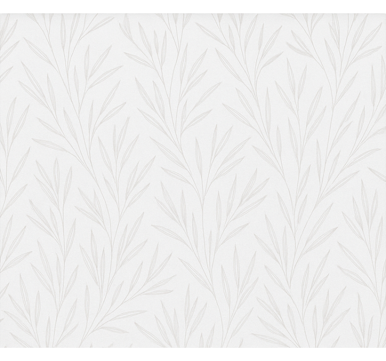 Thin leaves pattern bathroom blind - TenStickers