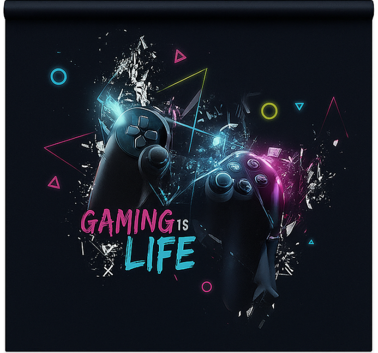Gaming is life  blind geek - TenStickers