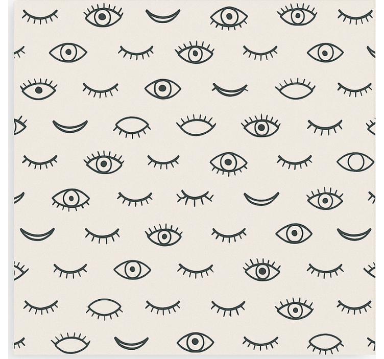 Eyelash eye pattern blind teens - TenStickers