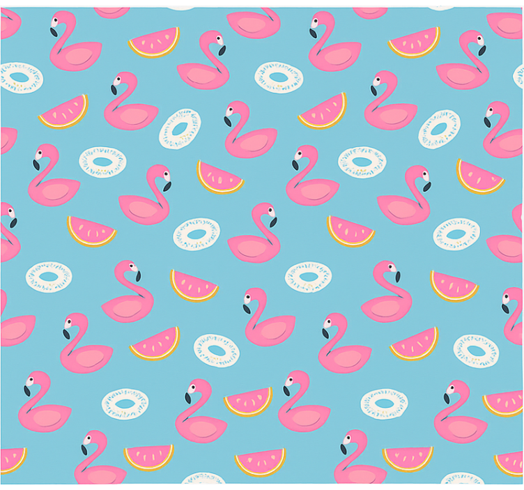 Watermelon and flamingos blind teens - TenStickers