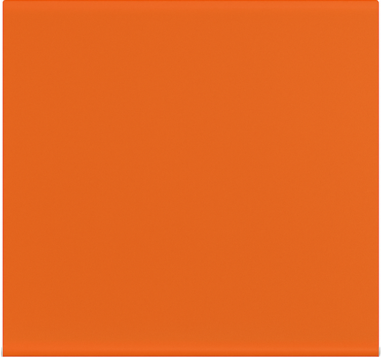 Burnt orange monocolour dining room blind - TenStickers