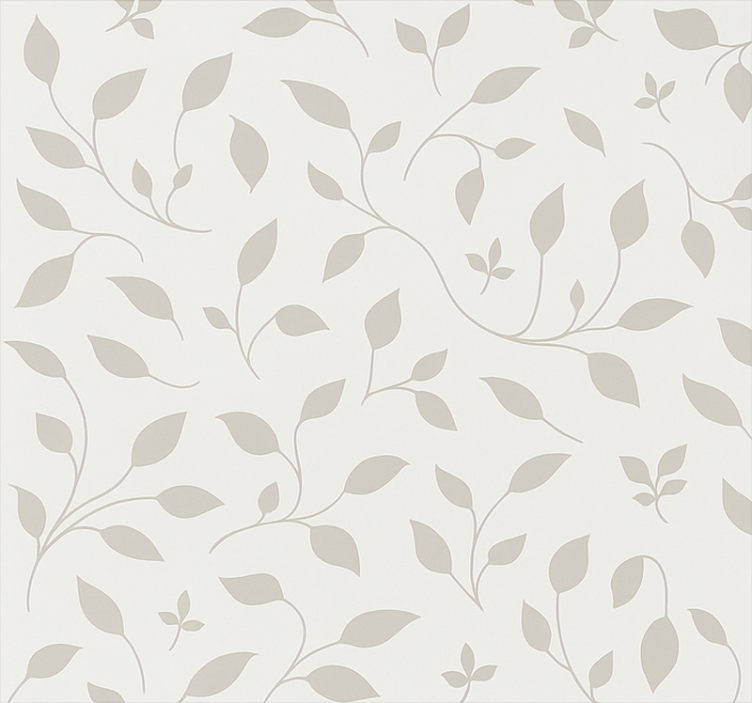 Scandinavian blind with calming leaf floral design - TenStickers
