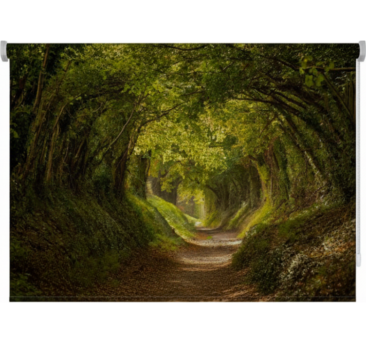 Tree blind english green path - TenStickers