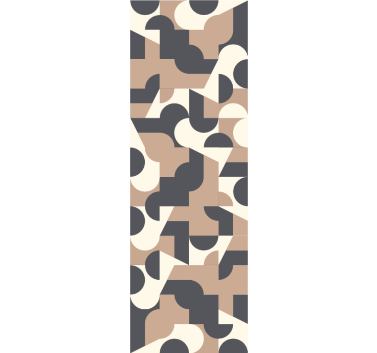Home office blind in contrasting color pattern - TenStickers
