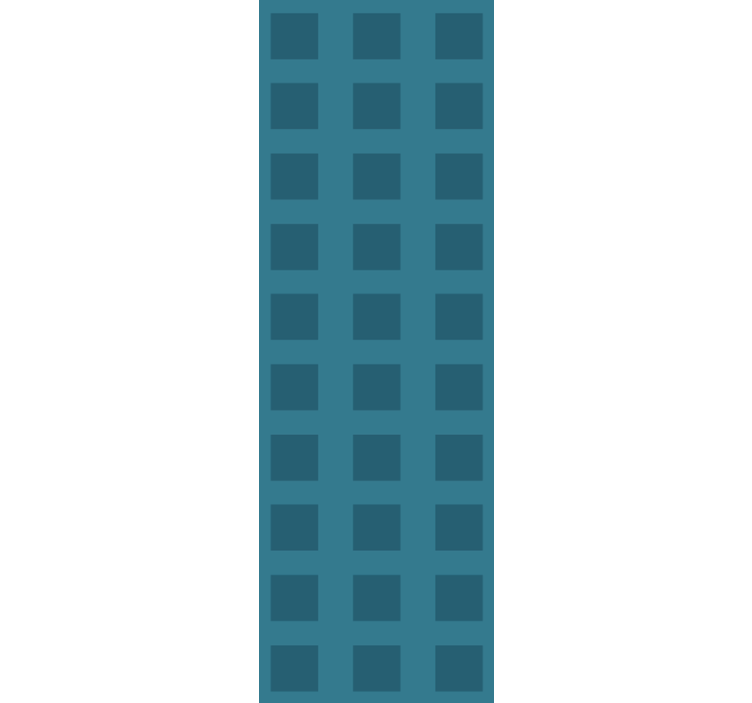 Home office blind blue square pattern - TenStickers
