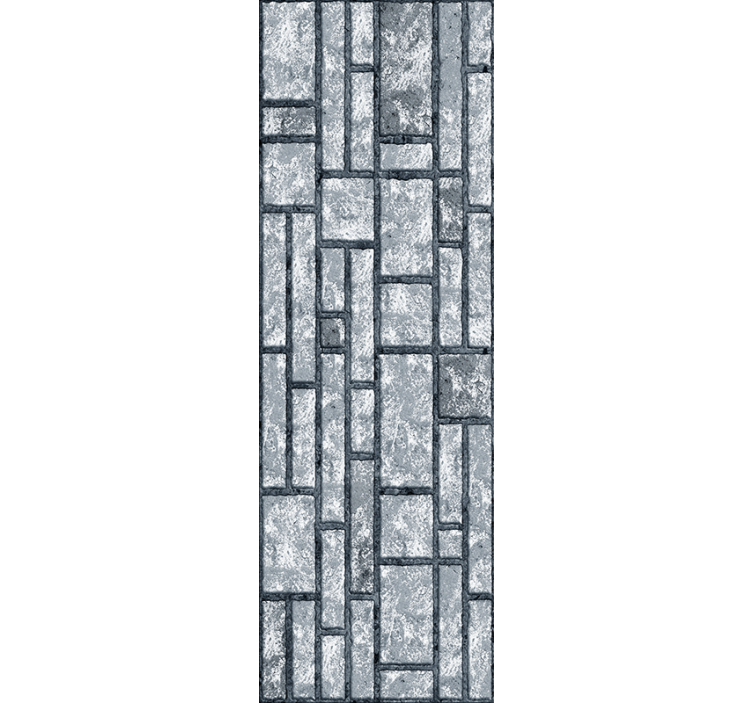 Home office blind gray concrete blocks - TenStickers