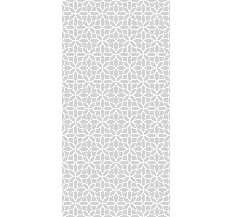 Home office blind in gray and white modern pattern - TenStickers