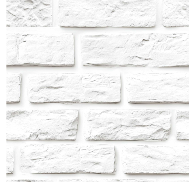 Blind kitchen white stone bricks - TenStickers