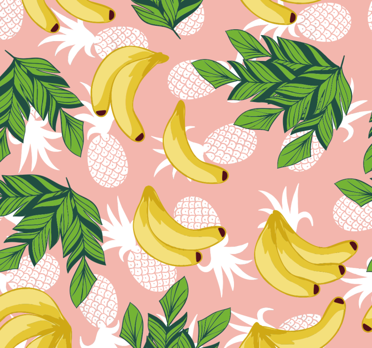 Blind kitchen tropical fruit foliage decor - TenStickers
