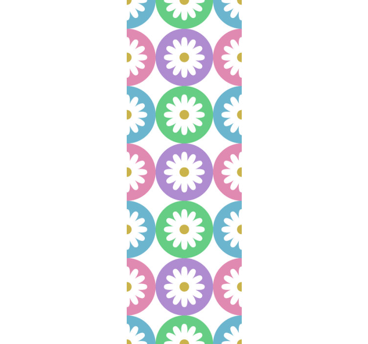Blind kitchen daisy pattern circles - TenStickers