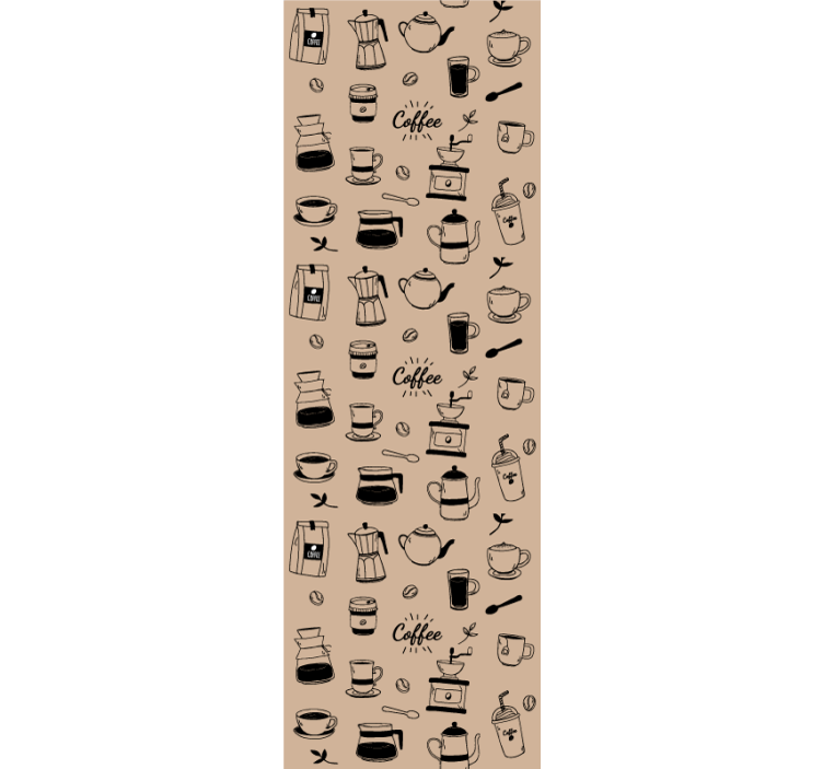 Blind kitchen coffee design - TenStickers