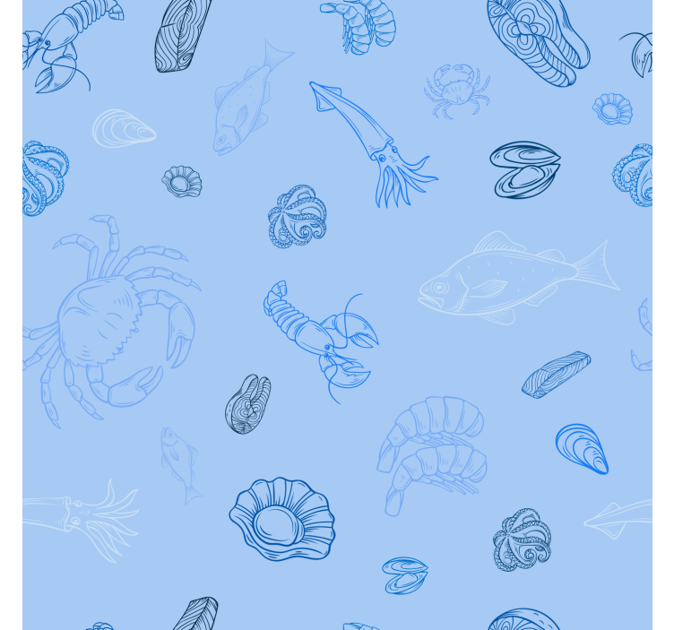 Blind kitchen oceanic design - TenStickers