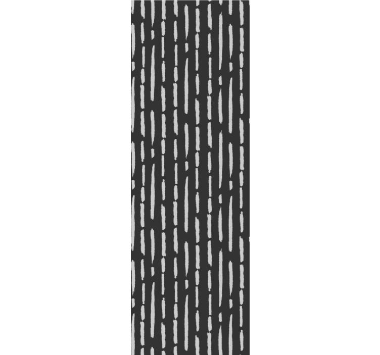 Blind kitchen striped ink brush pattern - TenStickers