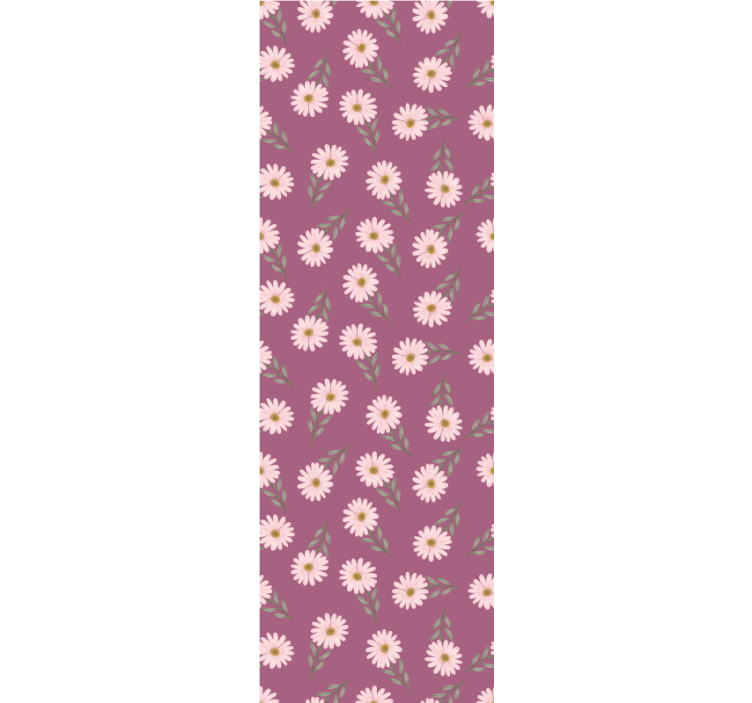Blind kitchen little pink daisies pattern - TenStickers