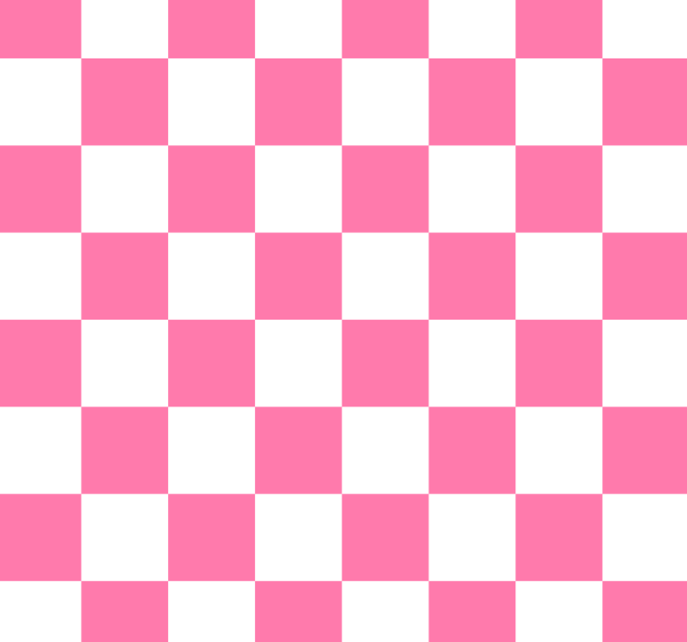 Blind kitchen pink checked - TenStickers