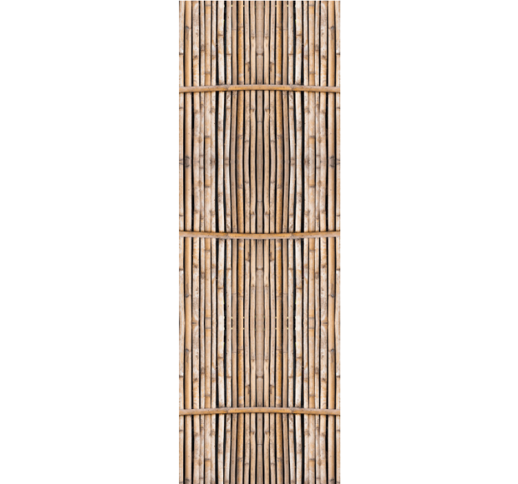 Dining room blind handcrafted from imitation bamboo canes - TenStickers