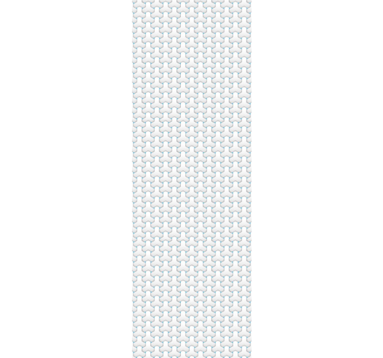 Dining room blind woven fabric - TenStickers